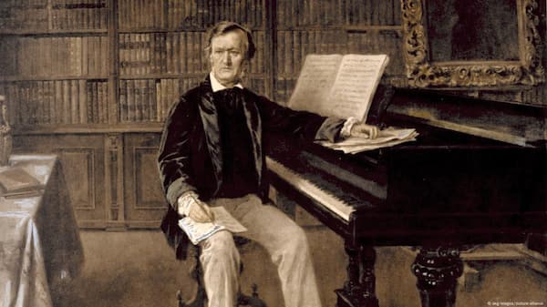 Richard Wagner at the piano