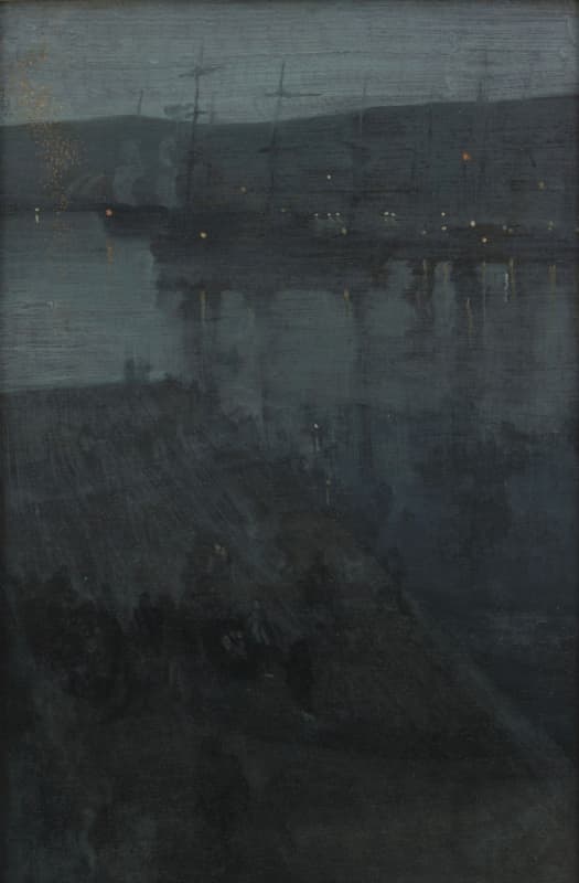 Whistler: Nocturne in Blue and Gold: Valparaiso, 1874 (Smithsonian: National Museum of Asian Art)