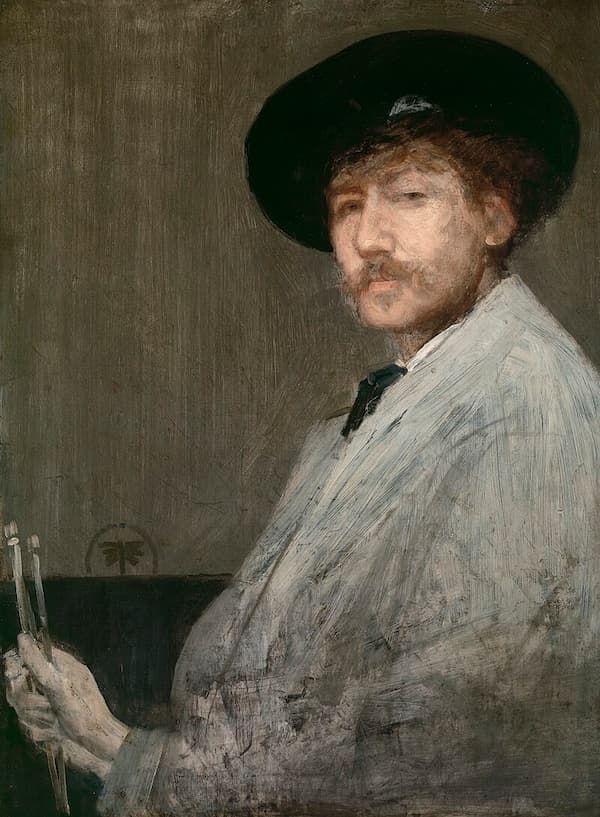 Whistler: Self-Portrait, ca 1872 (Detroit Institute of Arts)