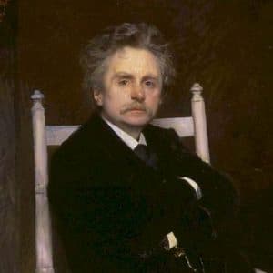 Hjalmer Peterssen: Edvard Grieg, 1891