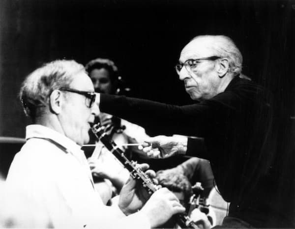 Aaron Copland with Benny Goodman
