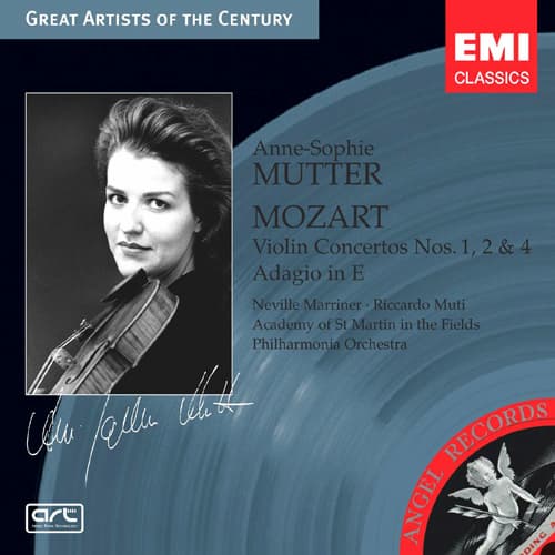 Anne-Sophie Mutter Mozart album cover