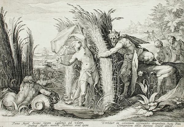 Pan Pursuing Syrinx, Who is Changed into a Reed (Los Angeles County Museum of Art
