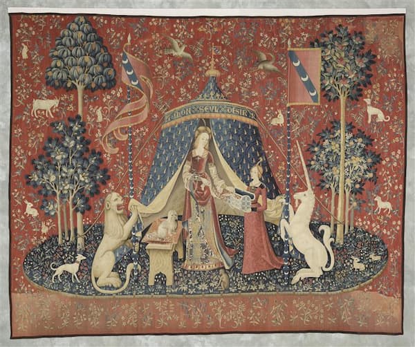 Unicorn Tapestries: À mon seul désir, 1500 (Paris: Cluny Museum)