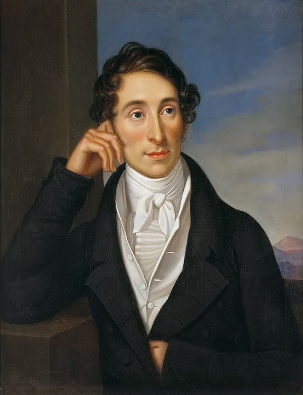 Caroline Bardua: Carl Maria von Weber, 1821 (Berlin Nationalgalerie)