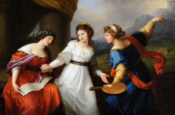 Angelika Kauffmann: Self-Portrait Hesitating Between Painting and Music,1794 (Nostell Priory, West Yorkshire)