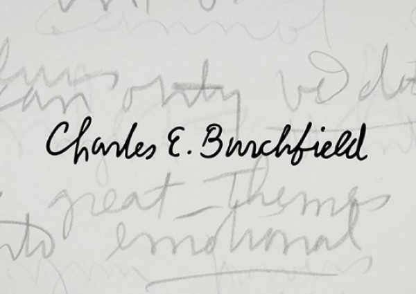 Charles E. Burchfield signature