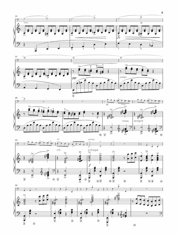 Edvard Grieg's Cello Sonata music score