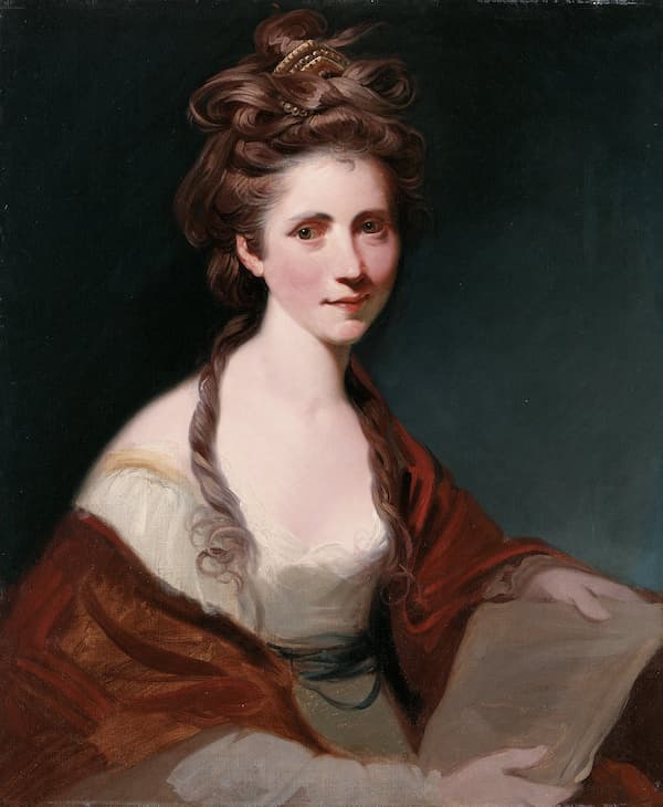 Sir Joshua Reynolds: Portrait of Angelica Kauffmann, undated