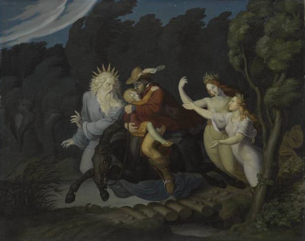 Ludwig Ferdinand Schnorr von Carolsfeld: Der Erlkönig, ca 1830–1835 (Munich; Bayerische Staatsgemäldesammlungen)
