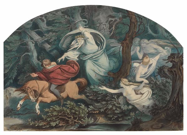 Mortiz von Schwind: Erlkönig, 1849 (Prague: National Gallery)