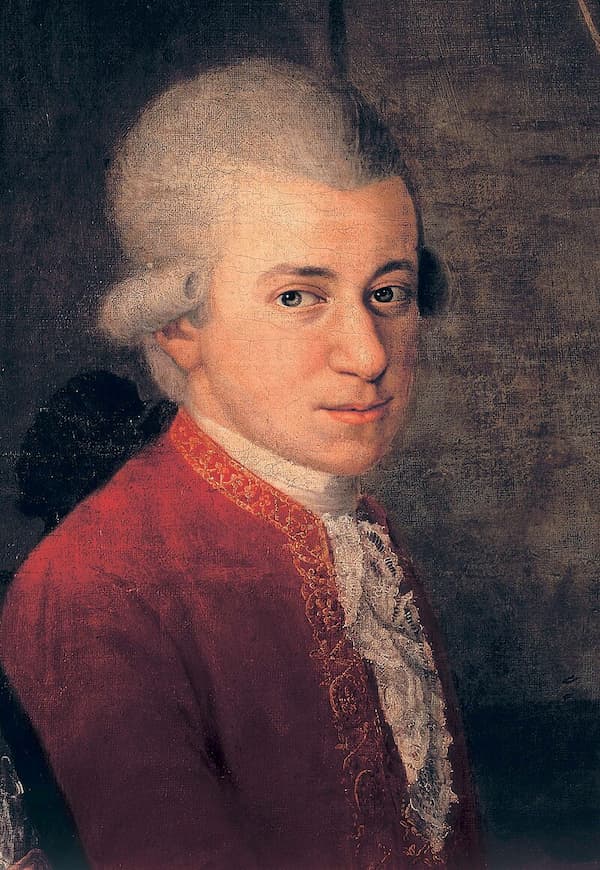 Croce: Mozart Family Portait (detail), 1781