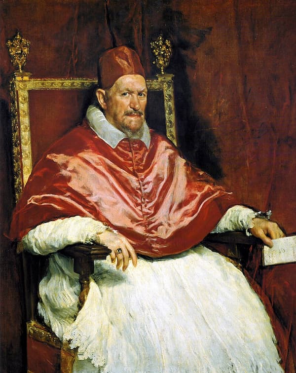 Diego Velázquez: Retrato del Papa Inocencio X, ca 1650 (Rome: Galleria Doria Pamphilj)