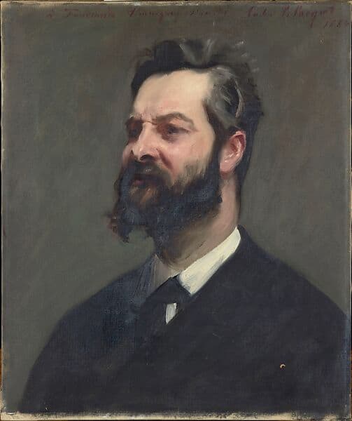 John Singer Sargent: Portrait of Louis de Fourcaud