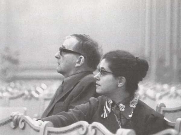 Shostakovich and Irina, 1974