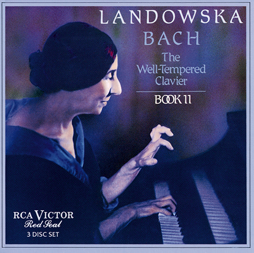 Wanda Landowska's Bach Well-Tempered Clavier Book 2 album cover