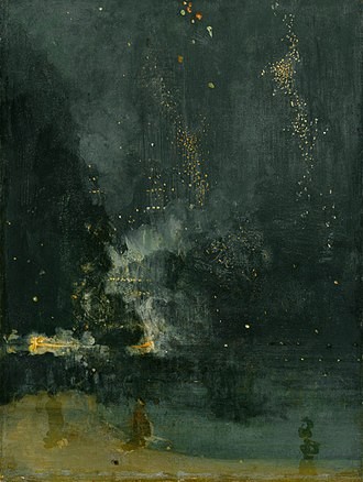 James McNeill Whistler: Nocturne in Black and Gold: The Falling Rocket, ca 1895 (Detroit Institute of Arts)