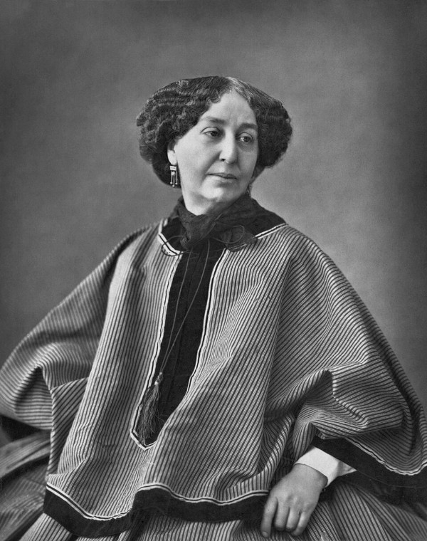 George Sand - Portrait by Nadar (1864)