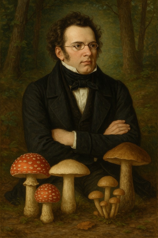 Franz Schubert and mushrooms