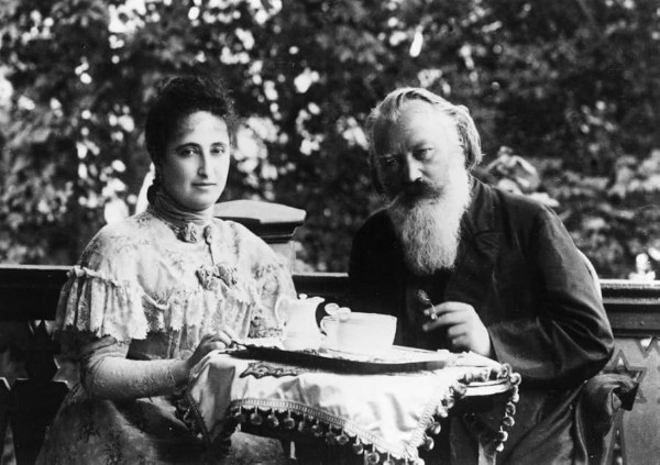 Adele Strauss and Johannes Brahms