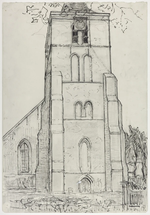 Piet Mondrian: Church at Domburg, ca 1914 (Kunsmuseum Den Haag)