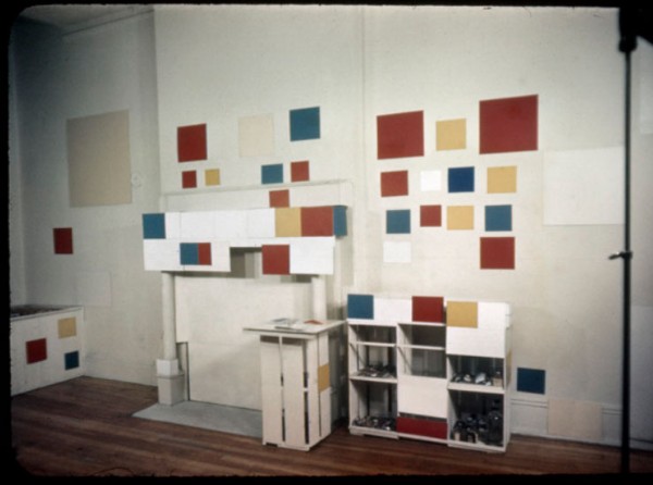 Harry Holtzman: The studio of Piet Mondrian after his death