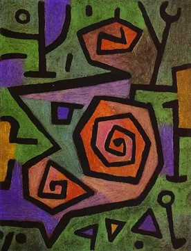 Klee: Heroische Rosen, 1938 (Düsseldorf: Kunstsammlung Nordrhein-Westfalen)