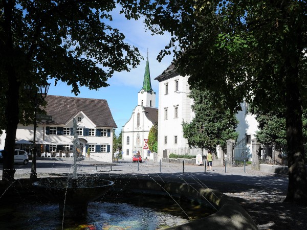 In the center of Hohenems