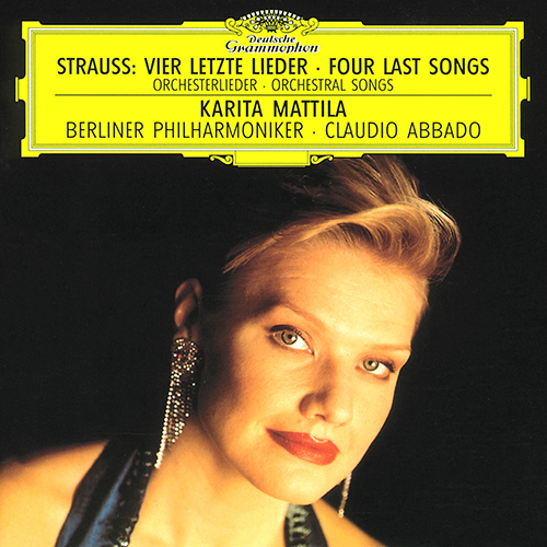 STRAUSS, R.: Lieder (Mattila, Berlin Philharmonic, Abbado) album cover