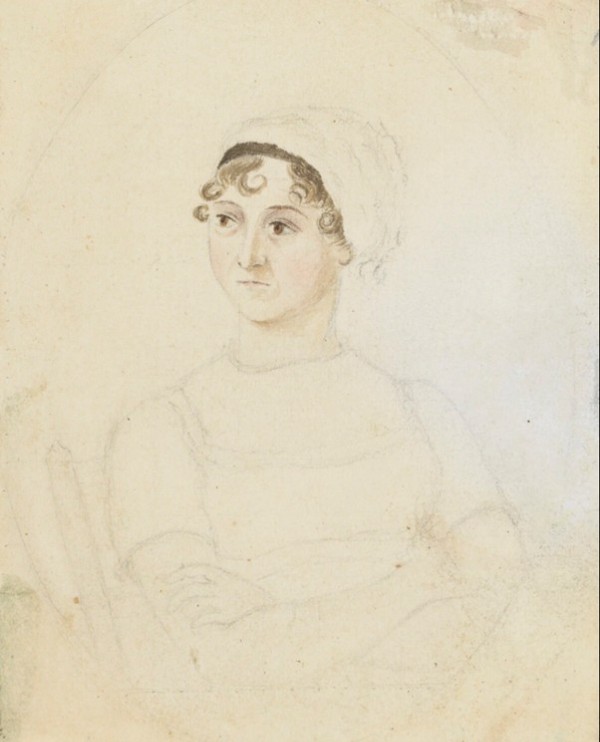 Cassandra Austen: Jane Austen ca. 1810 (London: National Portrait Gallery)