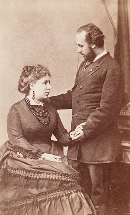 Désirée Artôt and her husband