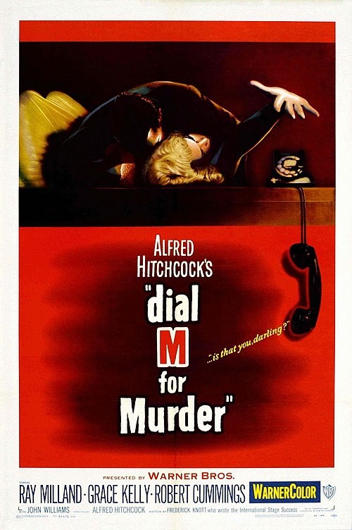 Hitchcock's Dial M For Murder movie poster