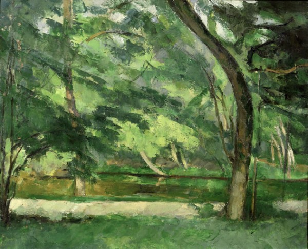 Paul Cézanne: L'étang des sœurs, 1875 (London: Courtauld Institute of Art)