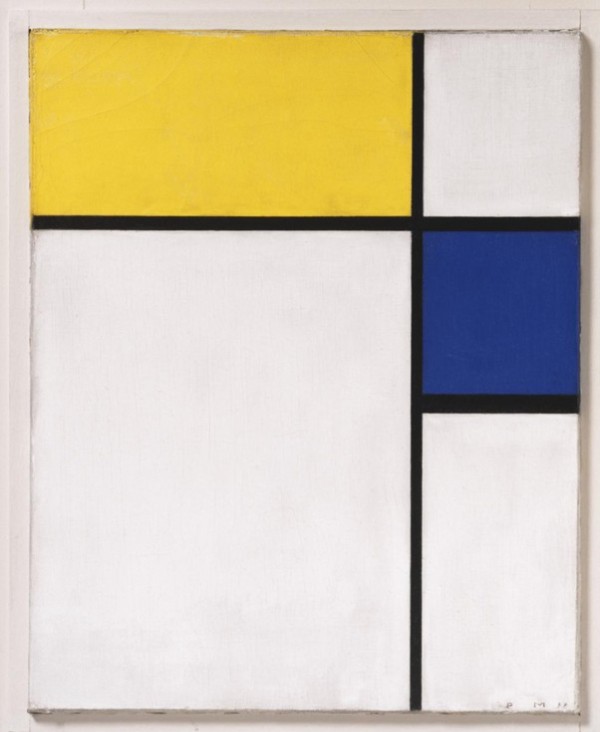 Piet Mondrian: Composition with Blue and Yellow, 1932 (Philadelphia Museum of Art)