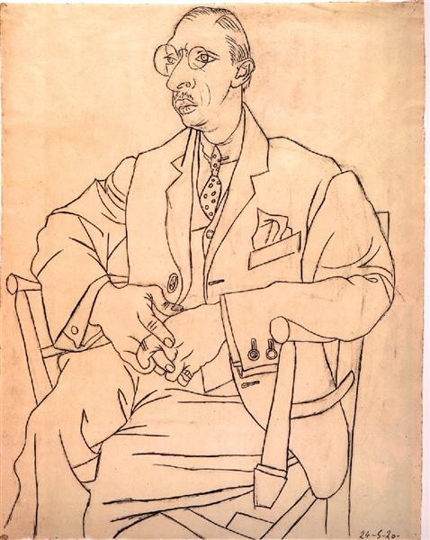 Pablo Picasso: Igor Stravinsky, 1920 (Paris: Picasso Museum)