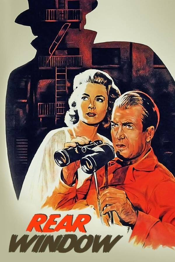 Hitchcock's Rear Window movie poster