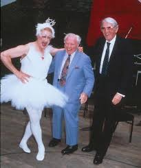 Mstislav Rostropovich in tutu