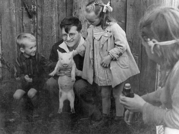 Dmitri Shostakovich and his children