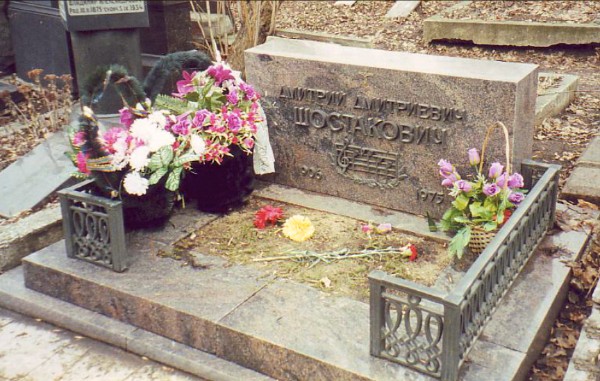 Shostakovich's grave