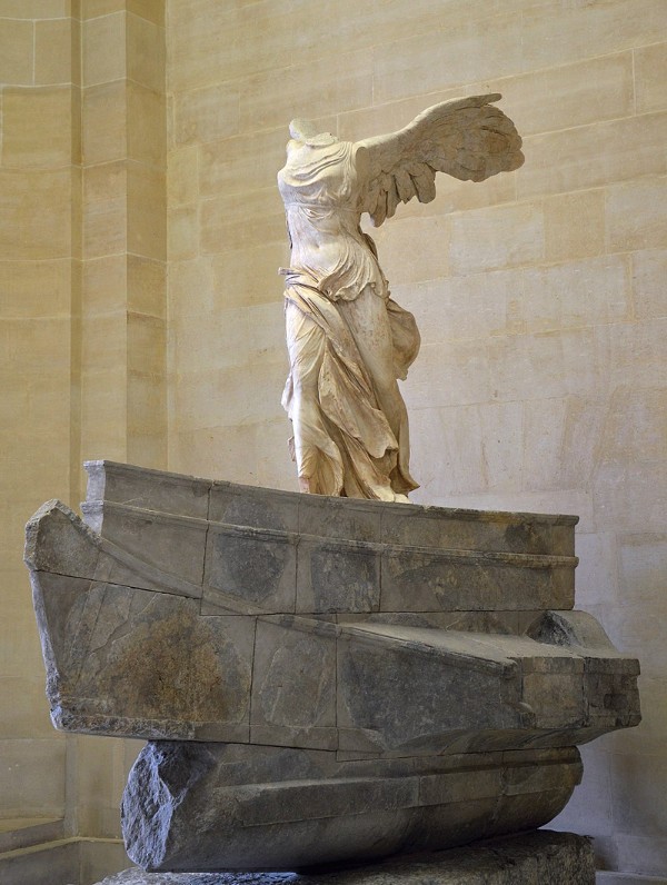 The Winged Victory of Samothrace, ca 190 BC (Paris: Louvre)
