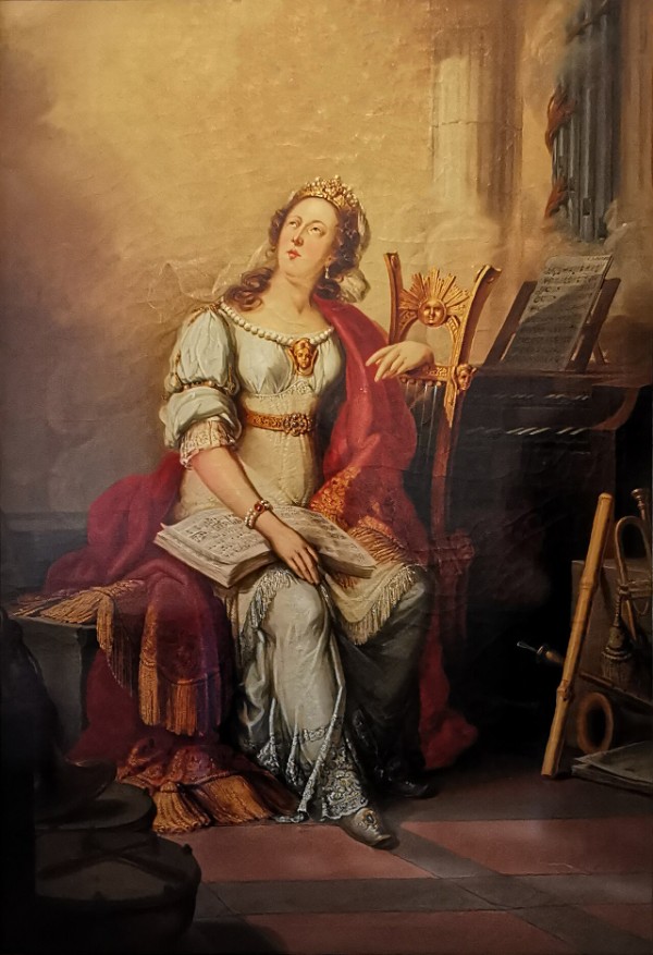 Josephine Baroni-Cavalcabo as St.Cecilia