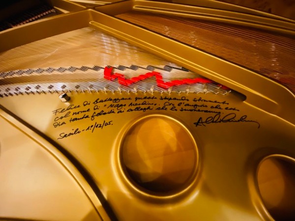 Fazioli F278 Concert Grand in the Fazioli Concert Hall