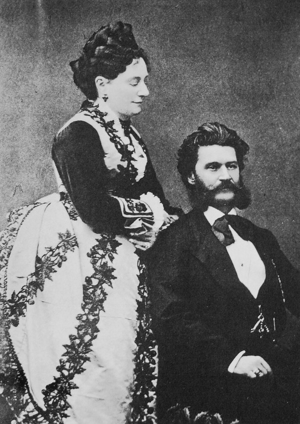 Jetty Treffz and Johann Strauss Jr.