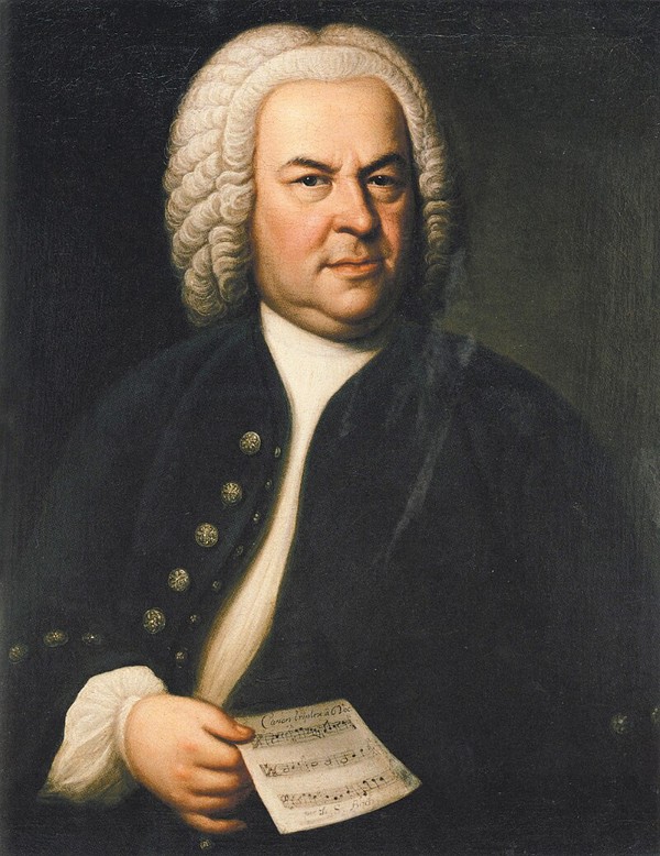 Elias Gottlob Haussmann: J.S. Bach, 1746 (Leipzig: Bach-Archiv)