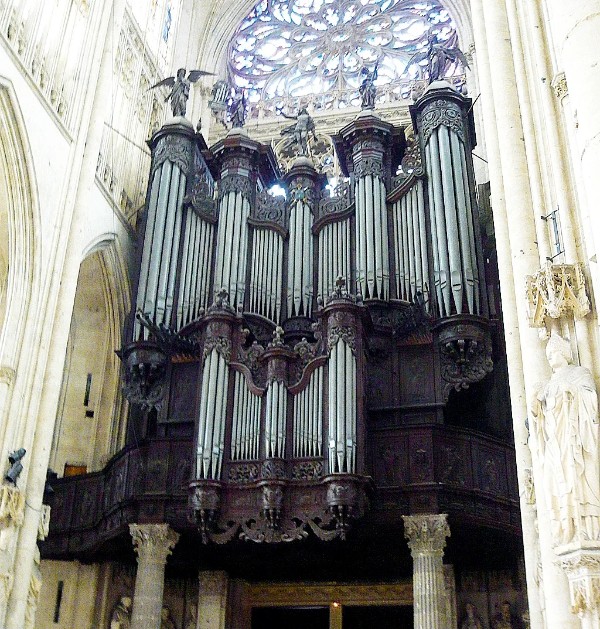 Great organ of the Saint-Ouen abbey - Rouen, Seine-Maritime