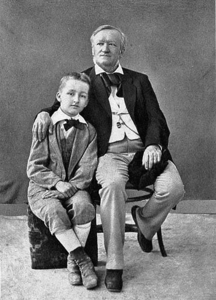 Richard Wagner and the young Siegfried