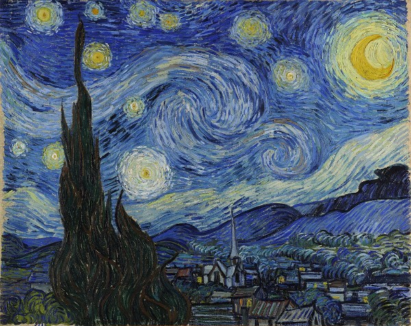 Van Gogh: The Starry Night, 1889 (New York: Museum of Modern Art)