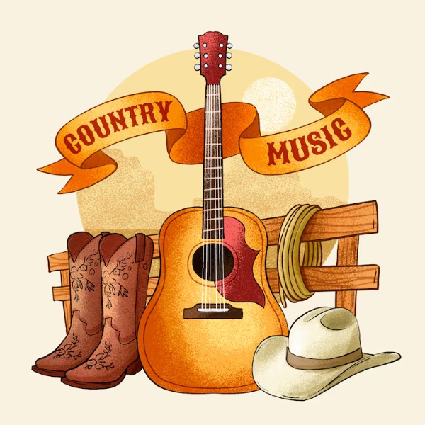 Country Music illustration