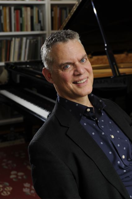 Steve Blier at the piano