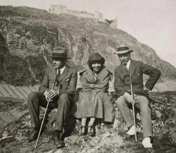 Alma Moodie with Werner Reinhart and Rainer Maria Rilke